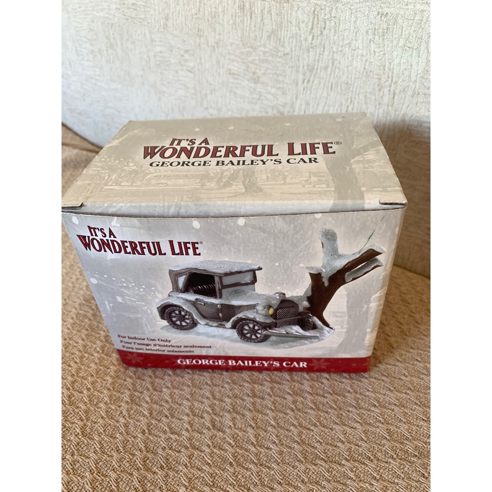 Enesco It's A Wonderful Life George Bailey's Car Village Figurine‎ 4019779